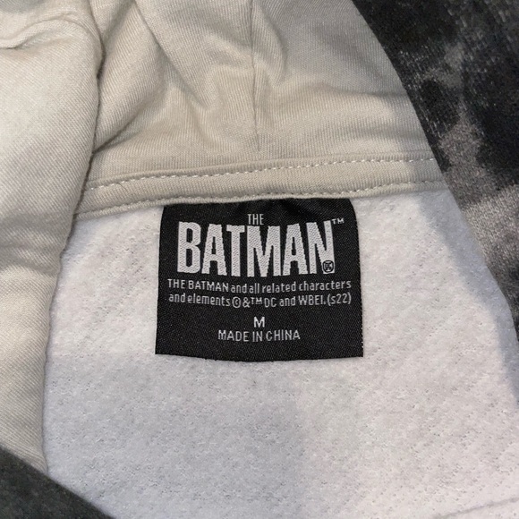 DC Comics Batman Tie-Dye Gender-Neutral Pullover Hoodie - Picture 3 of 3